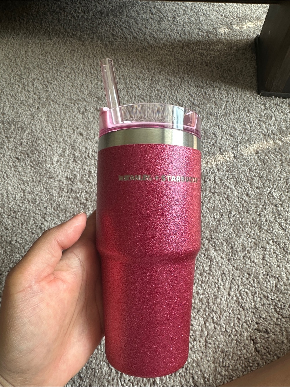 Starbucks Japan Glitter Stainless Tumbler with Straw